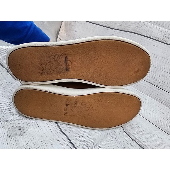 Ugg Women Starlyn Shearling High Top Boot Sneaker Size 9 Brown Lace Up Lined - Picture 7 of 12